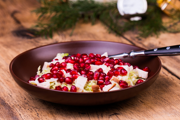 Салаты на Новый год: ТОП-5 рецептов с гранатовыми зернами