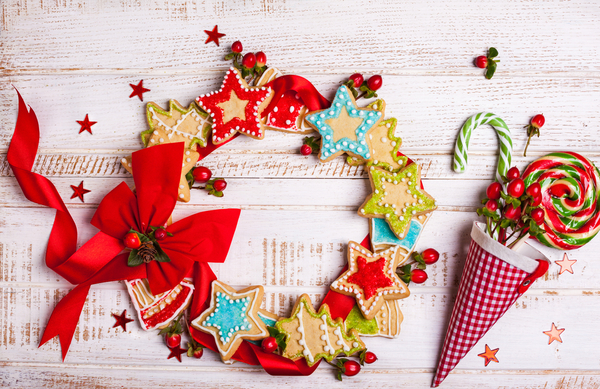 Как приготовить медовое печенье на Новый год