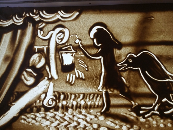 Куда сходить в Киеве: театр песочной анимации Золотой лев