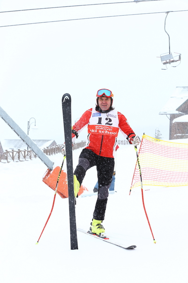 Ольга Сумская и Виталий Борисюк приняли участие в лыжных соревнованиях