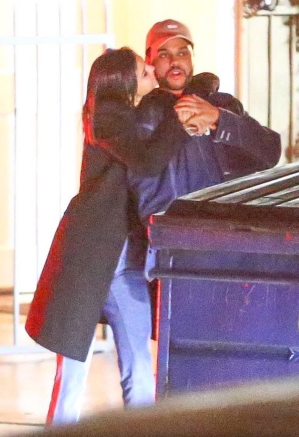 Селену Гомес застали за поцелуями с рэпером The Weeknd