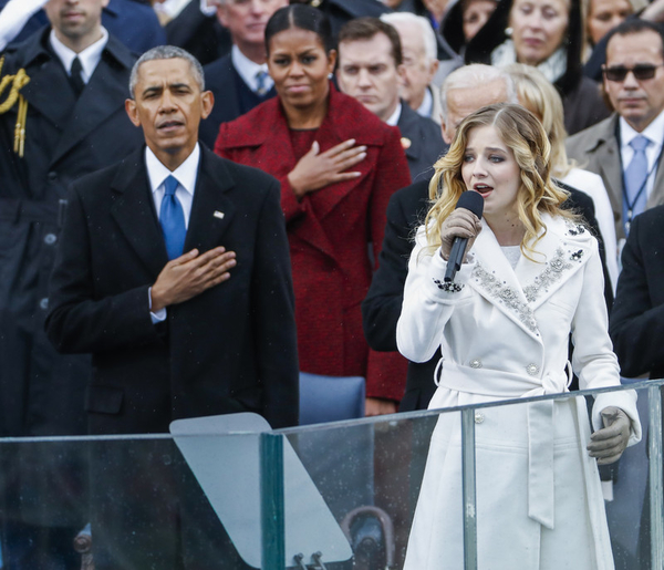 Инаугурация Трампа: гимн США исполнила певица с украинскими корнями