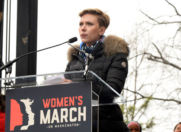 Женский марш против Трампа: Йоханссон, Терон и Мадонна выступили с протестом