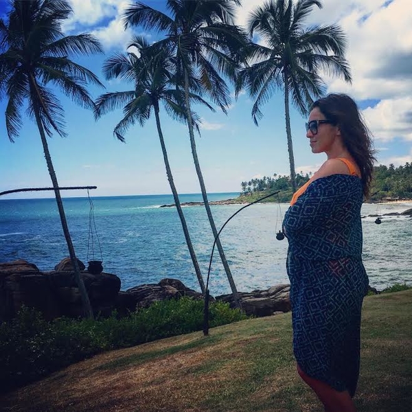 Наталка Карпа с мужем наслаждается отдыхом на Шри-Ланке