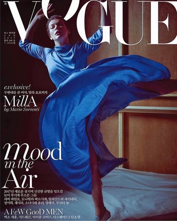 Милла Йовович попала на обложку корейского Vogue