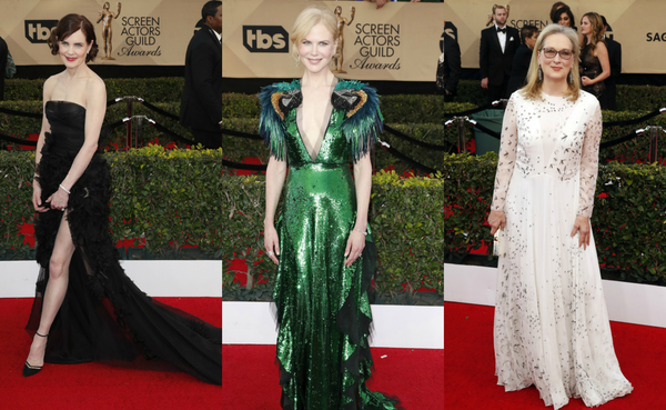 SAG Awards 2017: Кидман, Стрип, МакГоверн и другие на красной дорожке
