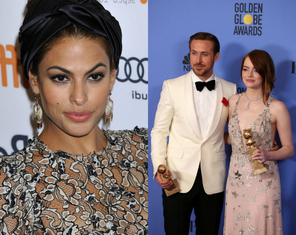 Ева Мендес приревновала Райана Гослинга к Эмме Стоун — СМИ