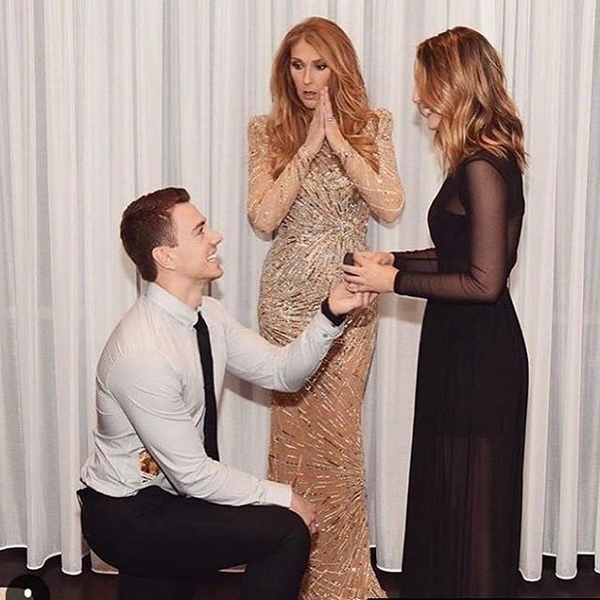 Селин Дион помогла фанату сделать трогательное предложение любимой