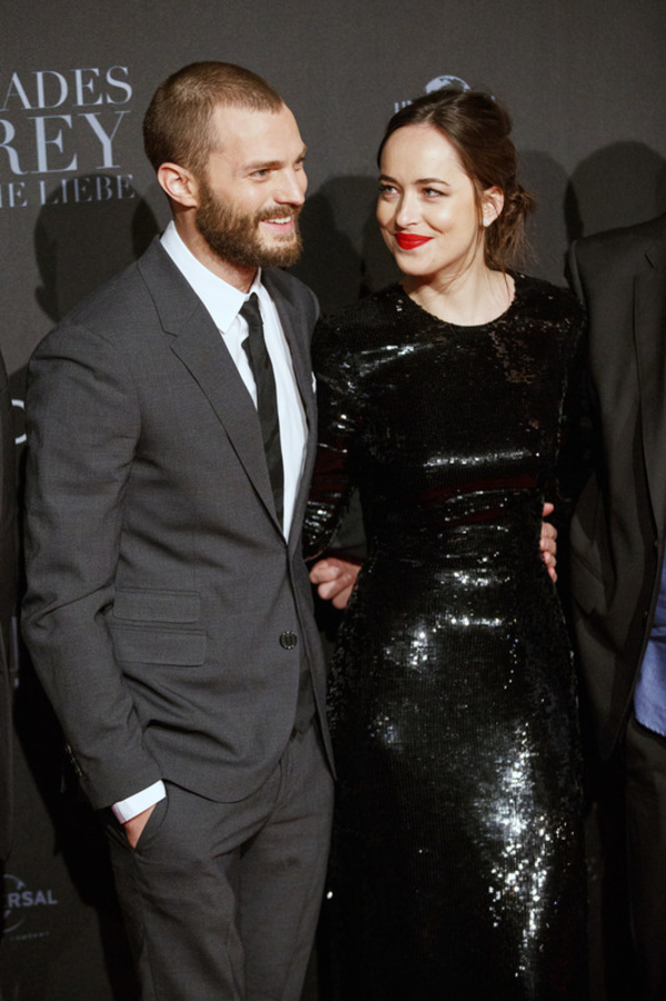 Пятьдесят оттенков темноты: Джонсон и Дорнан презентовали фильм в Гамбурге