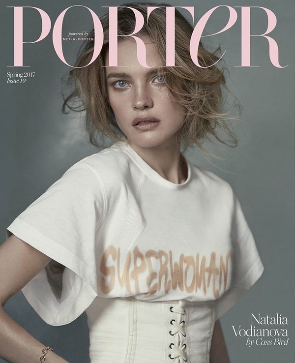 Наталья Водянова украсила обложку PORTER magazine