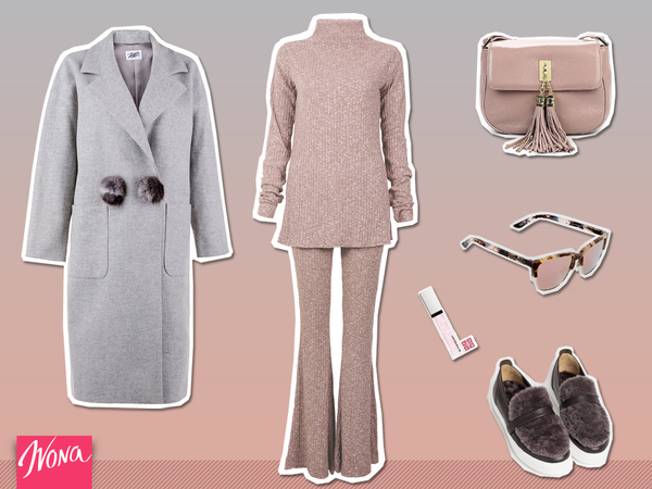 Вещь недели: три образа с трикотажным костюмом