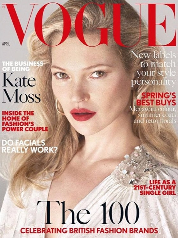 Кейт Мосс украсила обложку Vogue UK