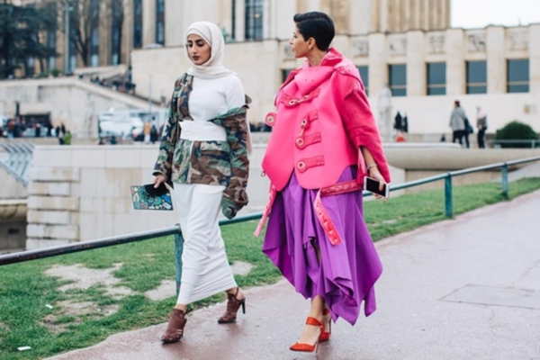 Неделя моды в Париже в образах street style