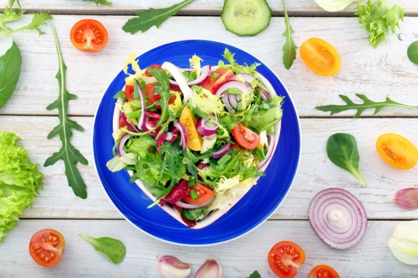 Постные салаты из овощей: ТОП-5 рецептов