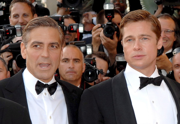 Брэд Питт пытается наладить хорошие отношения с Джорджем Клуни