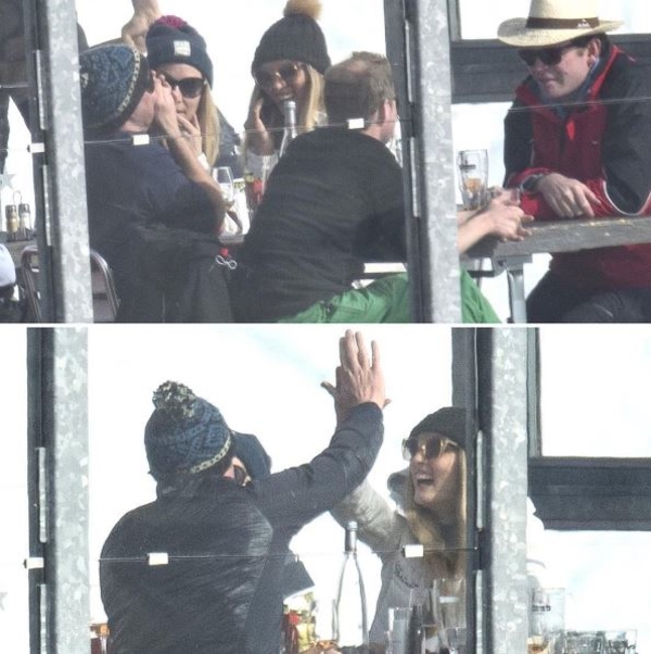 Отдых в Альпах: принц Уильям провел время в компании австралийской модели