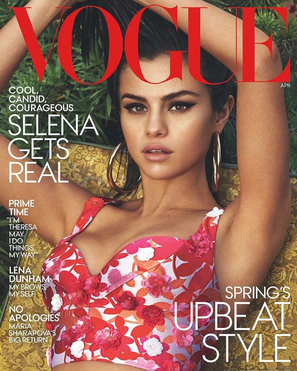 Селена Гомес впервые снялась для обложки Vogue US