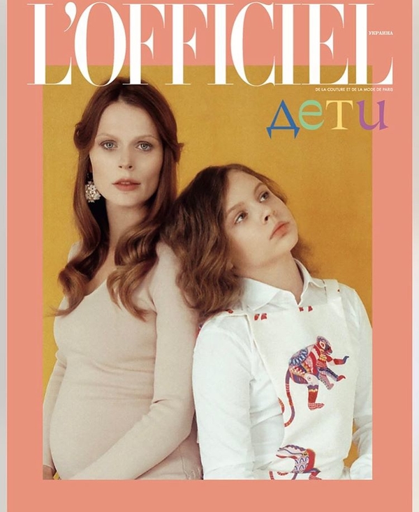 Ольга Фреймут с дочкой украсили обложку глянца