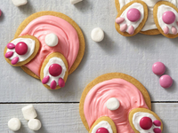 Пасхальный десерт: печенье "Кроличьи хвостики"