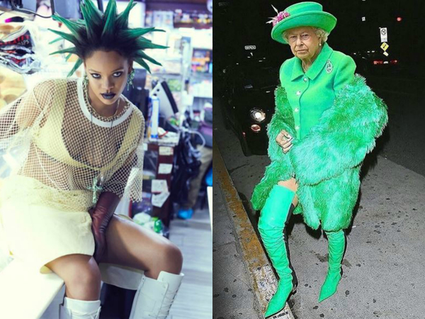 Рианна показала Елизавету II в сексуальных образах