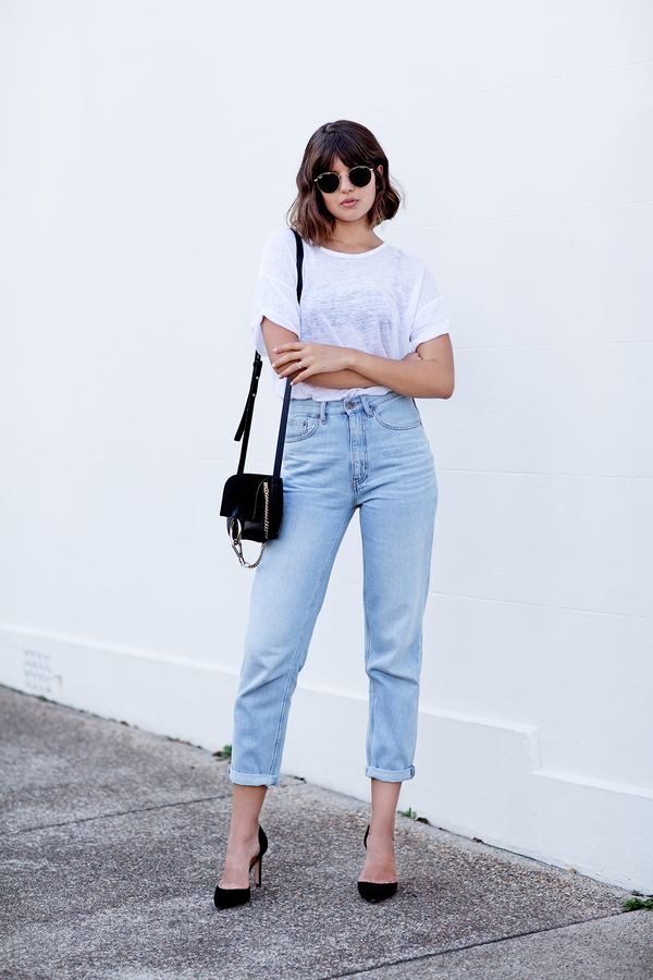 Выбираем белую футболку по типу фигуры