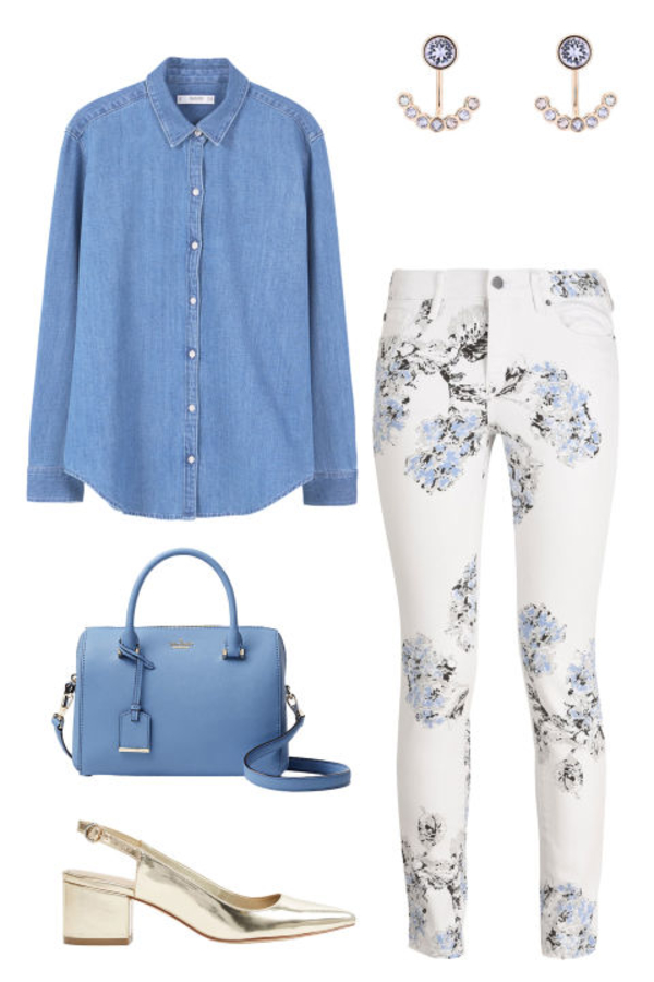 Как носить деним на работу