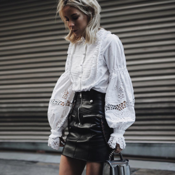 Три стильных образа с мини-юбкой для весны