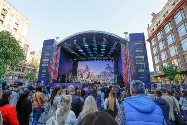 Еврогородок на Крещатике: как работает Eurovision Village