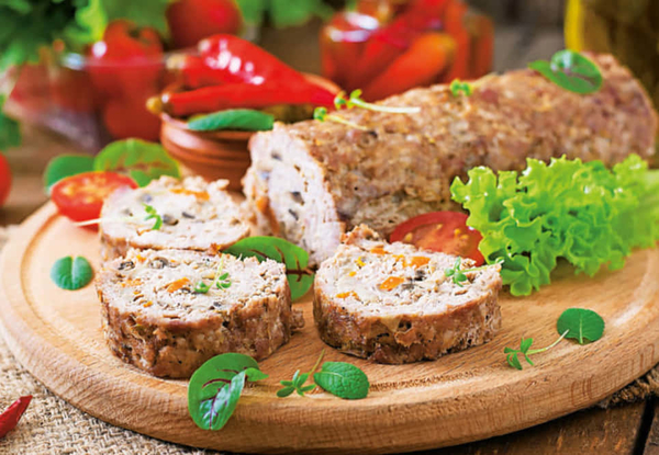 Рулет из куриного фарша: три вкусные идеи