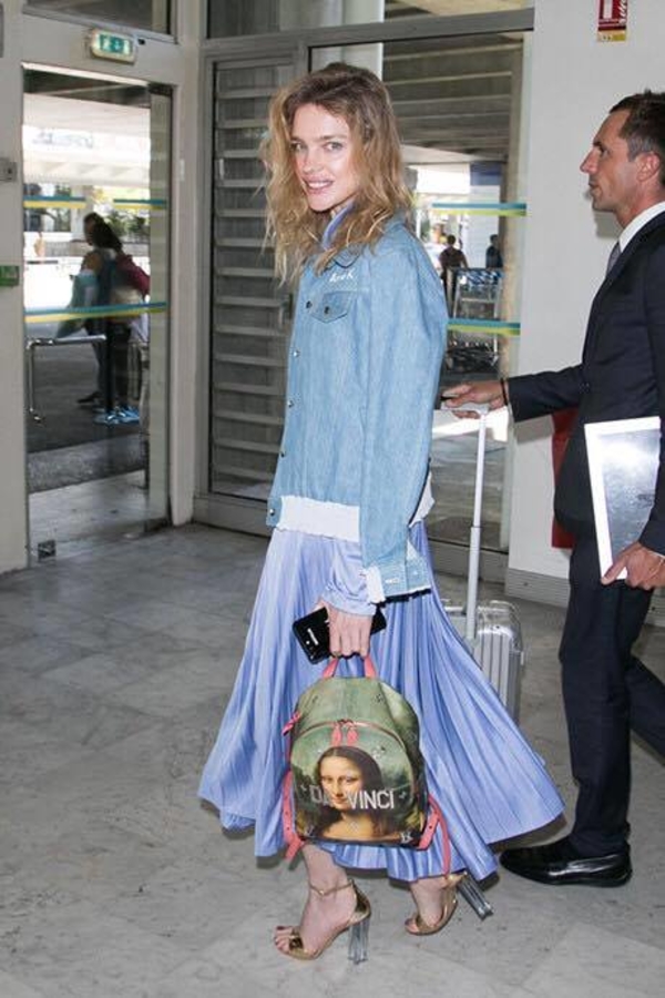 Канны 2017: Наталья Водянова появилась в куртке от украинского бренда