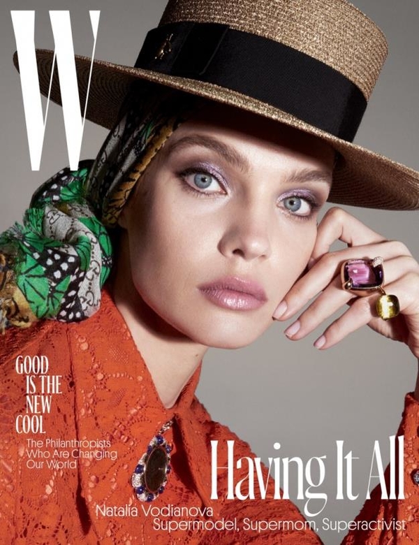 Наталья Водянова украсила обложку W Magazine