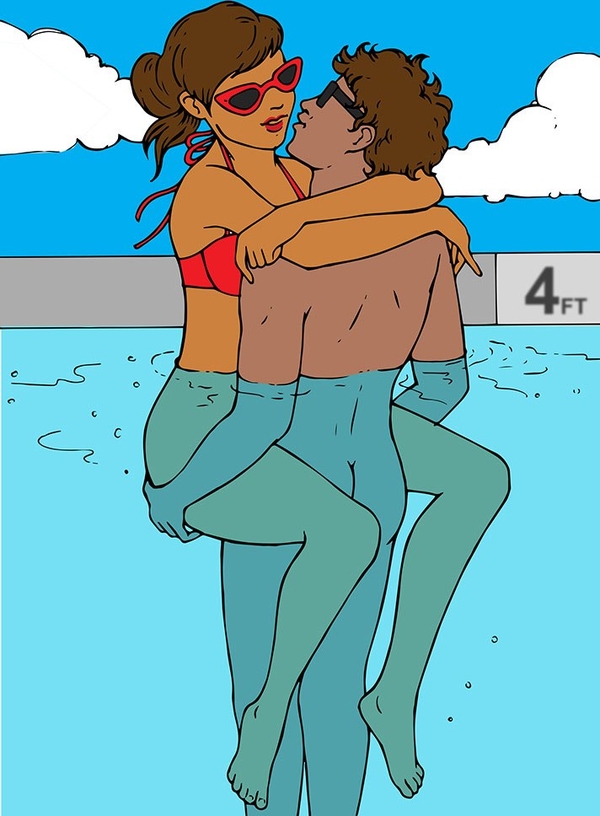 Пять поз, которые можно применять не только в постели