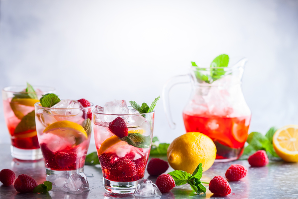 Лимонад с малиной: три вкусные идеи