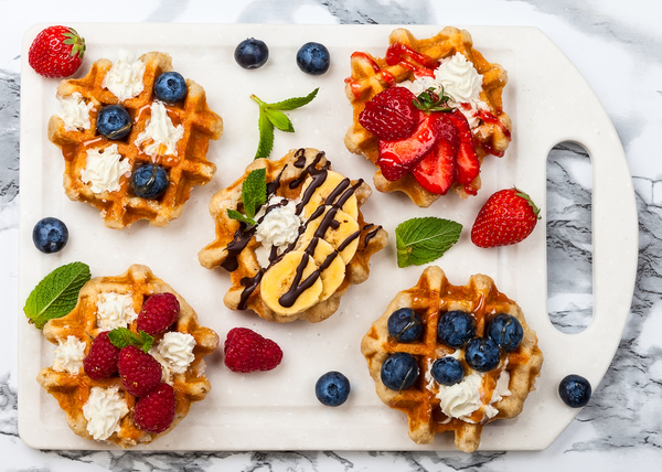 С чем подавать бельгийские вафли: шесть идей