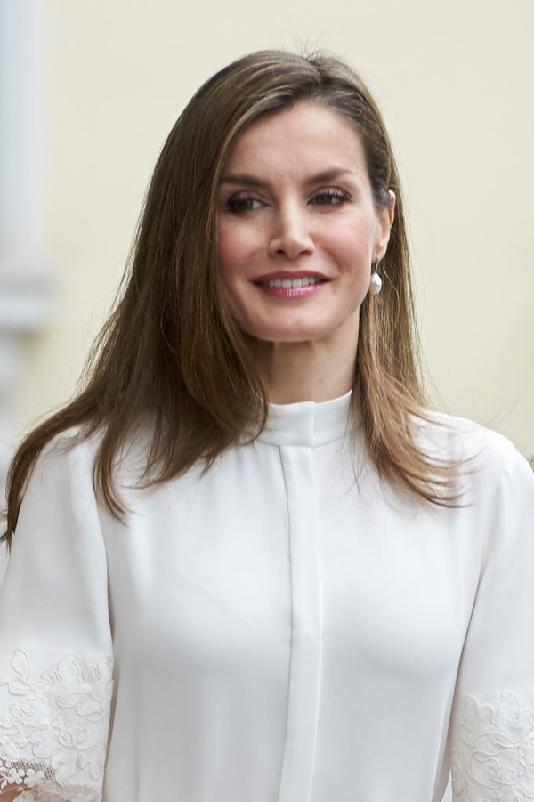 Королева Летиция восхитила элегантным образом в Мадриде