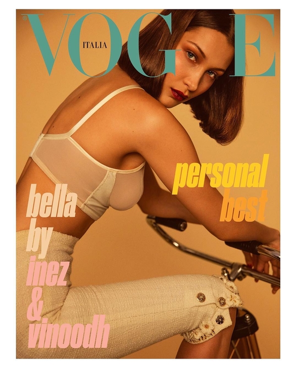 Белла Хадид впервые снялась для обложки Vogue Italia