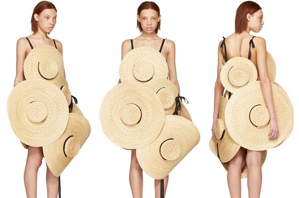 Jacquemus представил платье из соломенных шляп за $3000