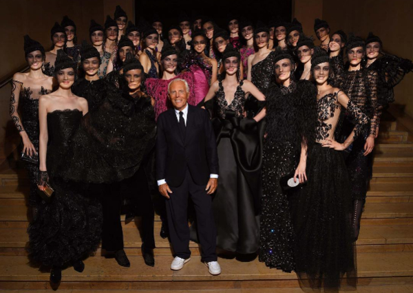 Mystery от Armani: новая коллекция бренда впечатлила гостей показа