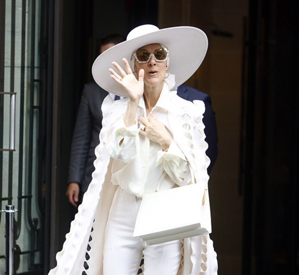 Селин Дион впечатлила публику стильным образом