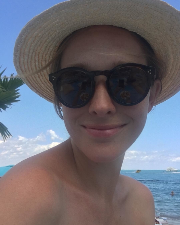 Катя Осадчая увезла маленького сына к морю