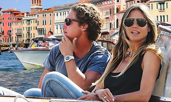 Город влюбленных: Хайди Клум и Вито Шнабеля засняли в Венеции