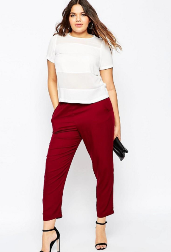 Красные брюки: кому подходят и с чем сочетать