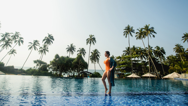 Наталка Карпа призналась в верности на берегу Индийского океана