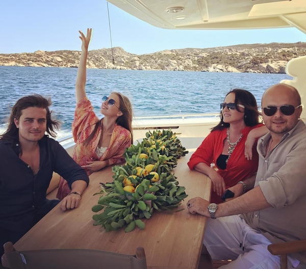 София Ротару отметила день рождения в кругу семьи на яхте