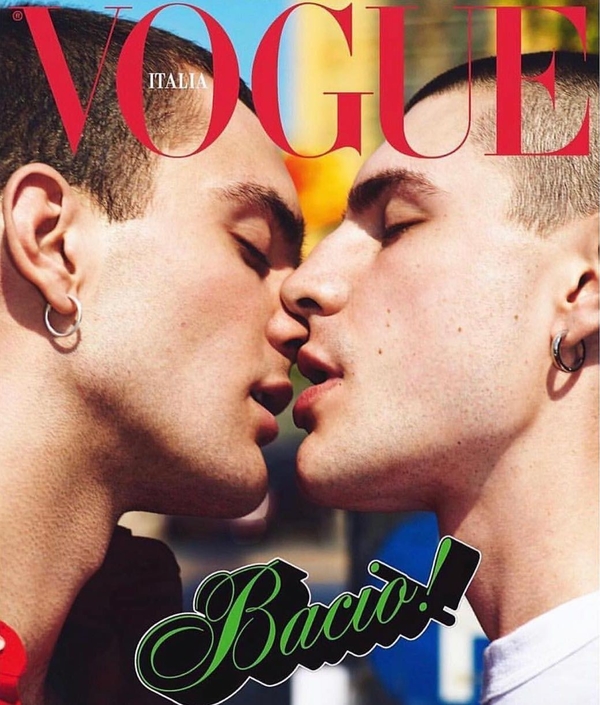 Для обложки Vogue Italia снялись однополые пары