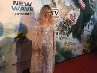 Новая волна 2017: Таисия Повалий появилась на конкурсе в полупрозрачном платье