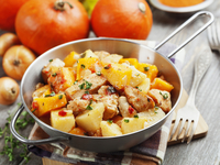 Осеннее жаркое с яблочным сидром