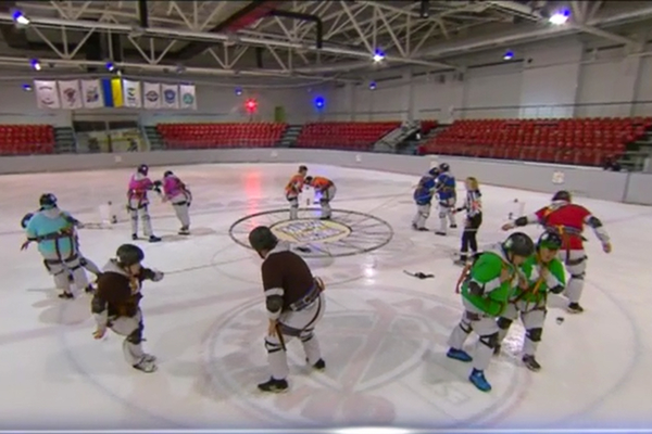 Зважені та щасливі 7: Руслана Писанка вернулась на лед после двух переломов