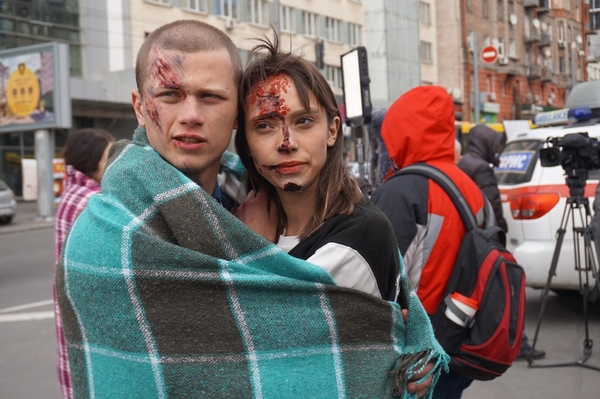 Испытание на грани: 18 моделей "попали в страшное ДТП" в центре столицы