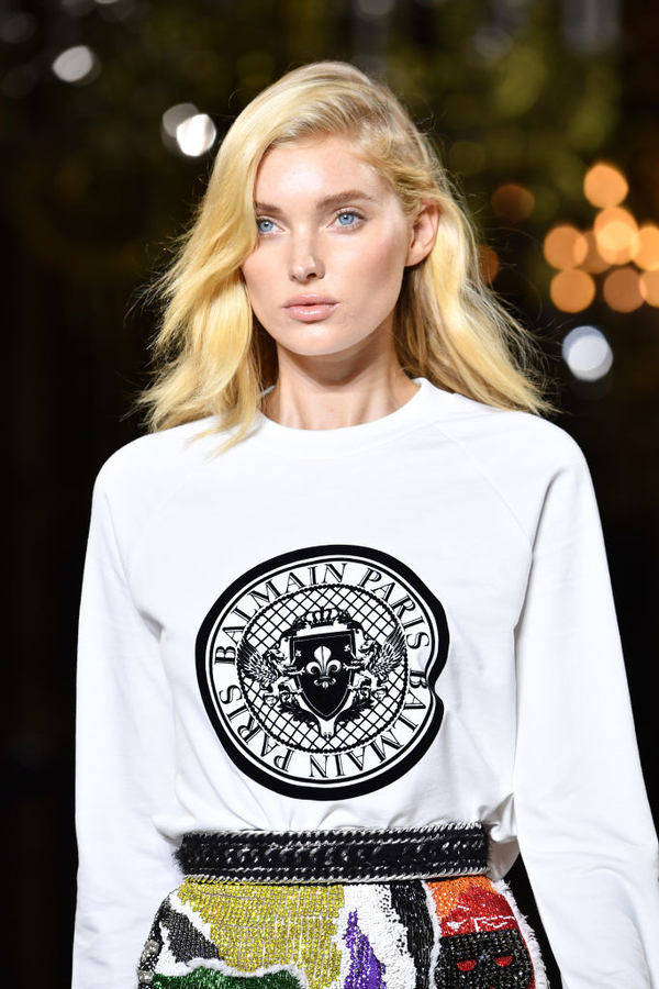Алла Костромичева, Алессандра Амбросио и Наталья Водянова в невероятном шоу Balmain